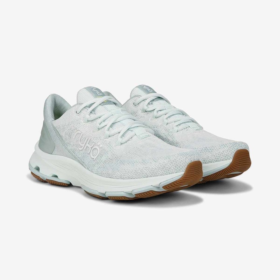 Shoes Ryka | Devotion X Walking Shoe Grey/Seafoam Green