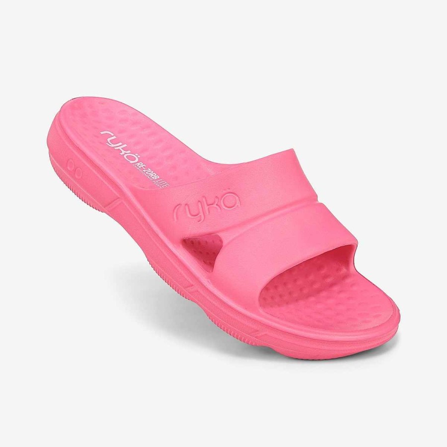 Shoes Ryka | Restore Recovery Slide Hot Pink