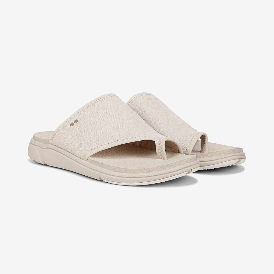 Shoes Ryka | Margo Slide Thong Sandal Beige