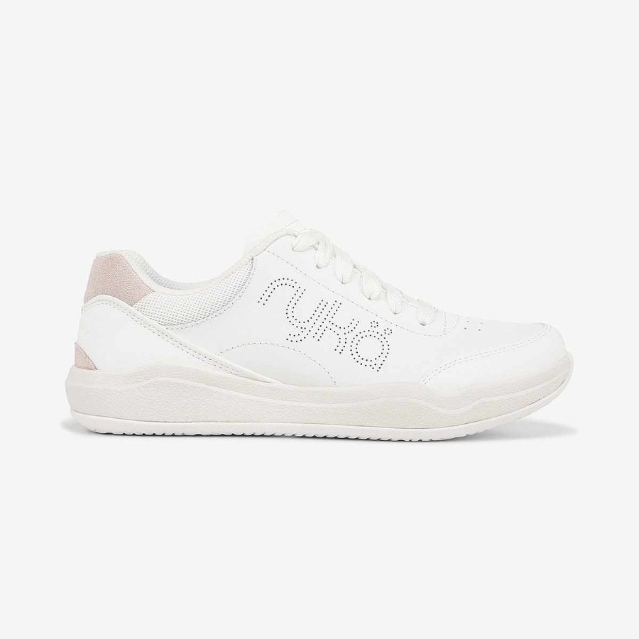 Shoes Ryka | Courtside Lace Up Sneaker White