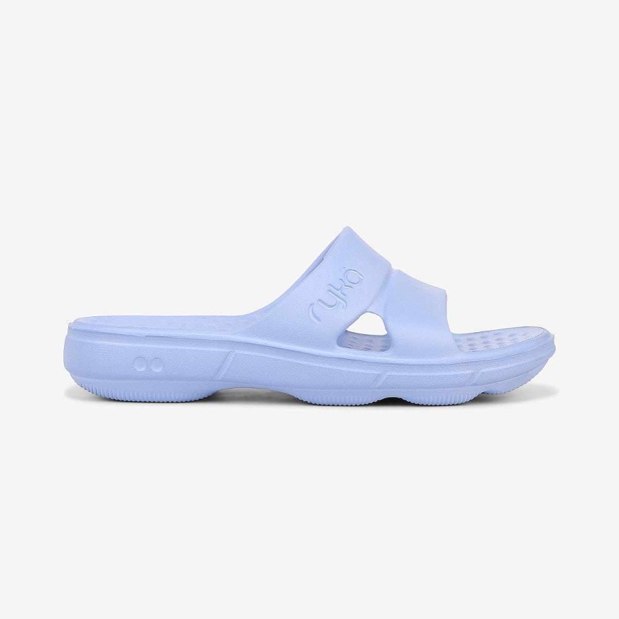 Shoes Ryka | Restore Recovery Slide Hydrangea Blue