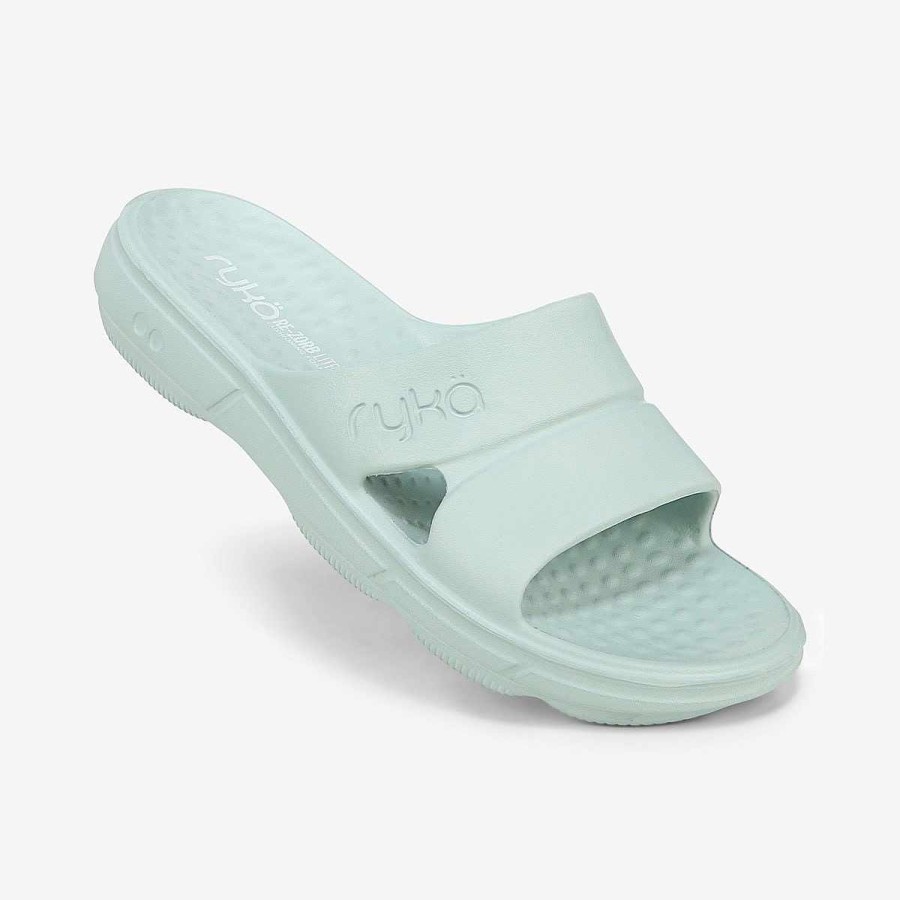 Shoes Ryka | Restore Recovery Slide Seafoam Green