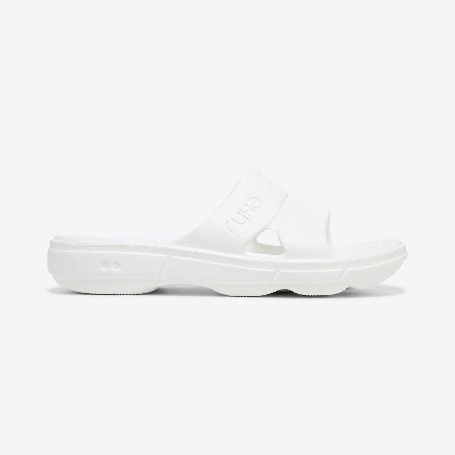 Shoes Ryka | Restore Recovery Slide White