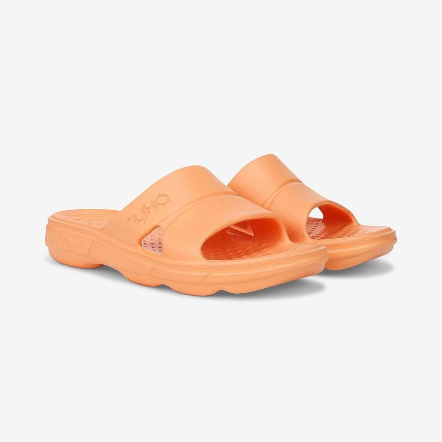 Shoes Ryka | Restore Recovery Slide Mock Orange