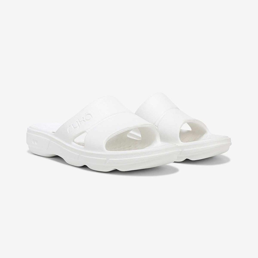 Shoes Ryka | Restore Recovery Slide White